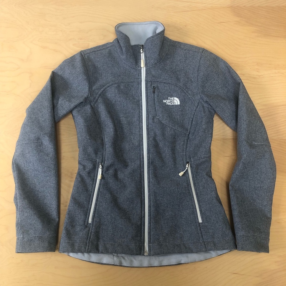 The North Face Gray Jacket with Fleece Lining XS